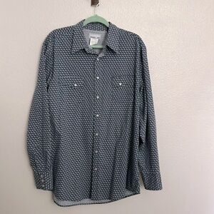 Wrangler XLT Paisley Shirt with Pearl Snaps